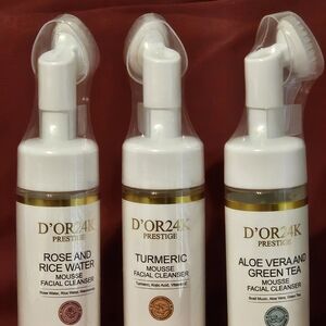 0D'OR24K PRESTIGE - Mousse Facial Cleanser Set - MSRP $360($120ea)